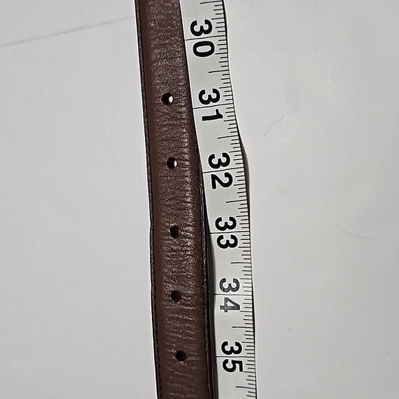 Bella Colori Women's Brown Leather Belt Size M #W-679 - Picture 6 of 8